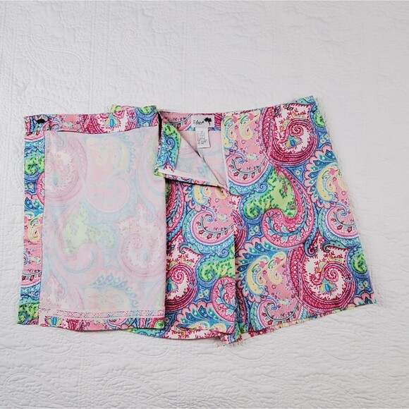Island Republic Women's Skort Size 12 Stunning Paisley Print Shorts Golf Skirt - Picture 3 of 11